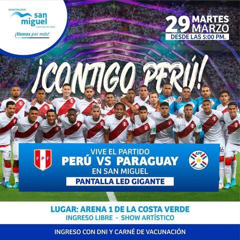 Onde assistir o Perú x Paraguai na tela grande