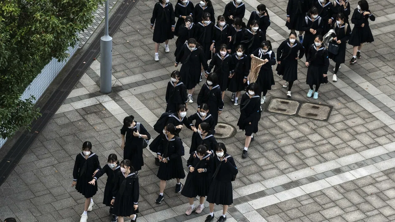 Tokyo schools removed controversial rules governing students' hairstyles and underwear