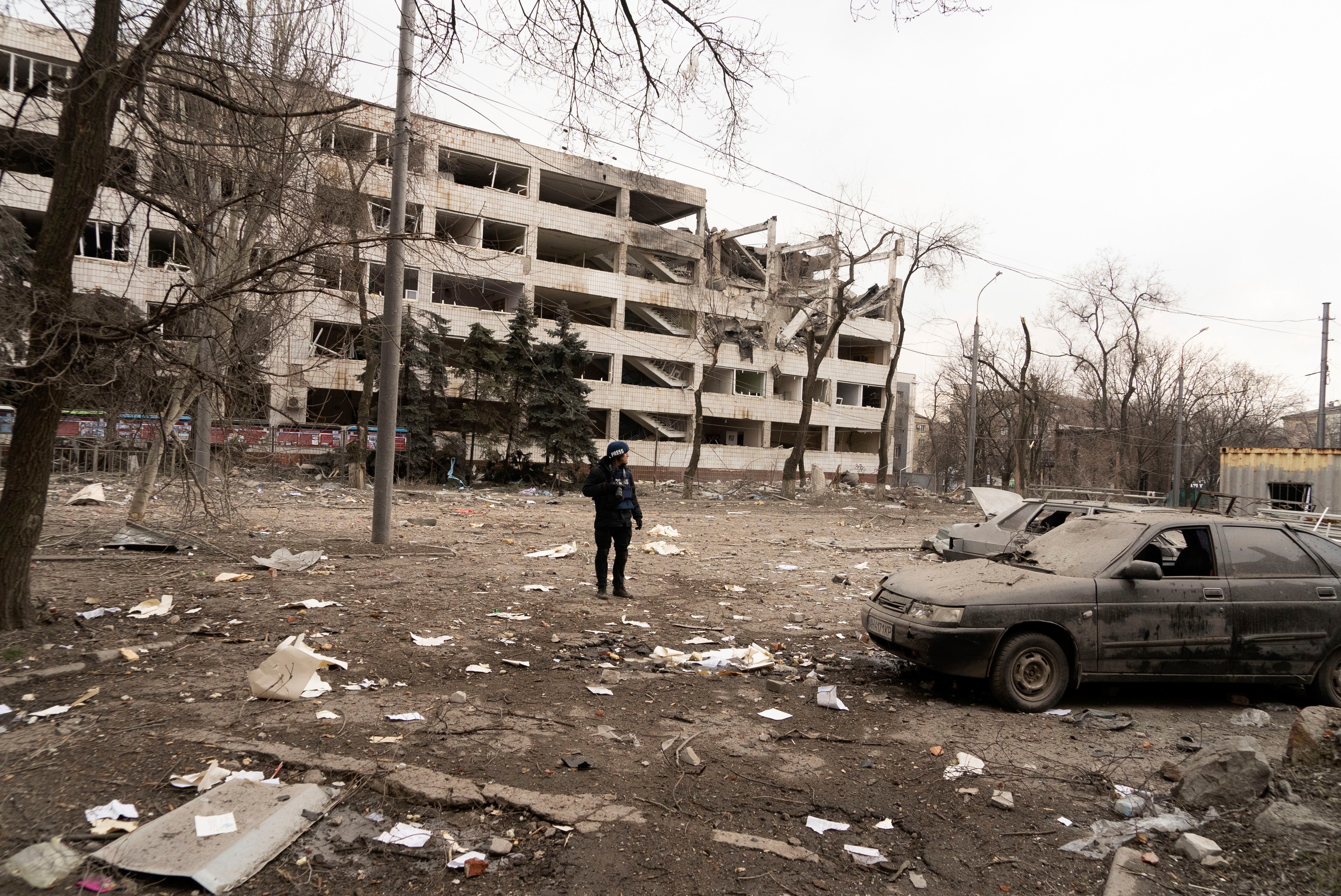 Escape from Mariupol - Jornalistas - Rússia Ucrânia War