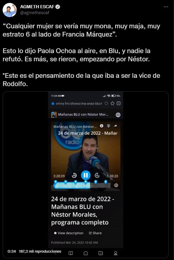 Racist Ochoa