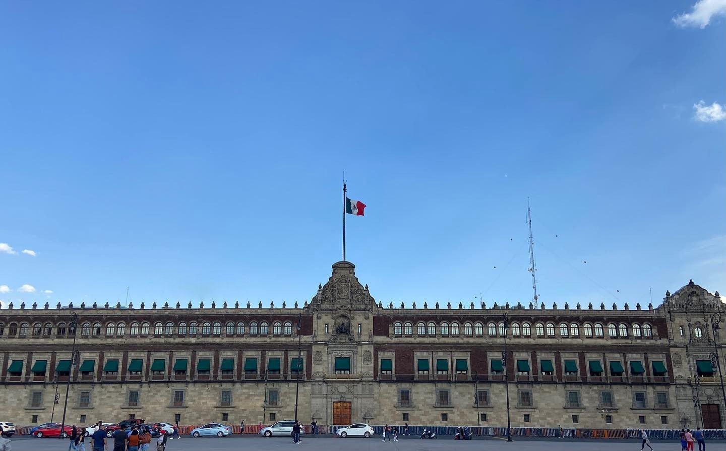 Vecchi edifici a Città del Messico - Palacio Nacional - 16-02-22