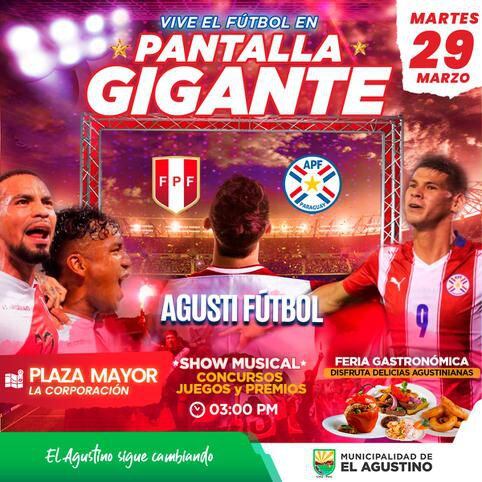 Onde assistir o Perú x Paraguai na tela grande