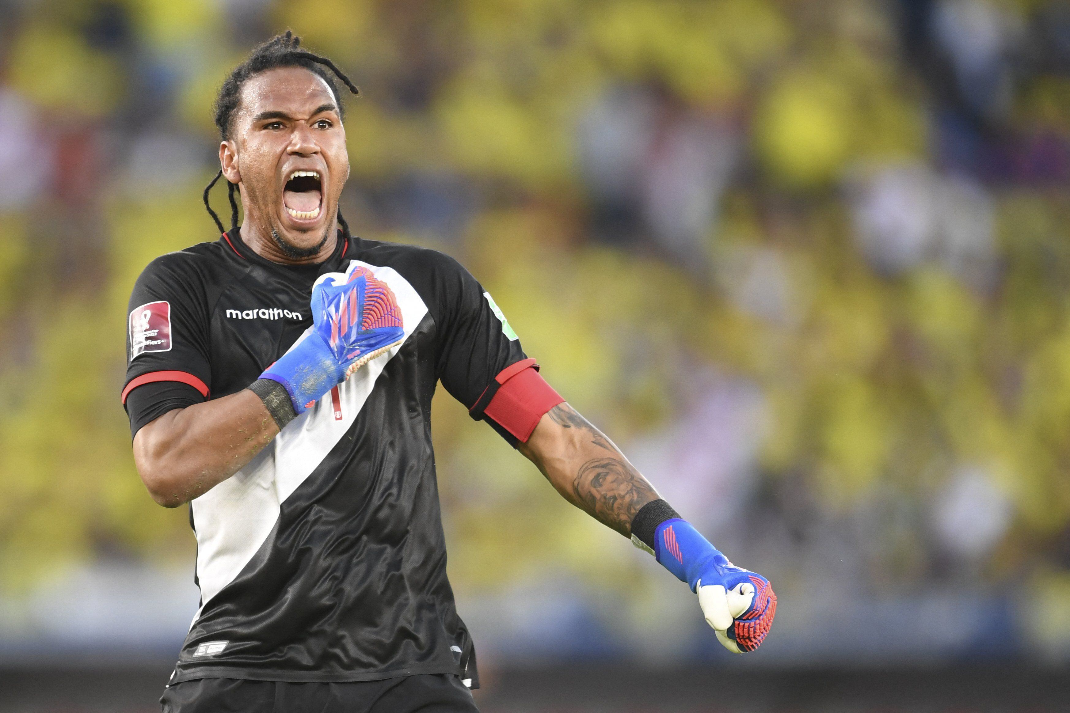Pedro Gallese ist der unbestrittene Starter für Ricardo Gareca in Perus elf und zeigt ihn Spiel für Spiel. | Foto: Twitter
