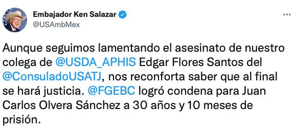 (Photo : USAMBMEX)