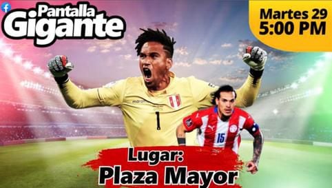 Onde assistir o Perú x Paraguai na tela grande