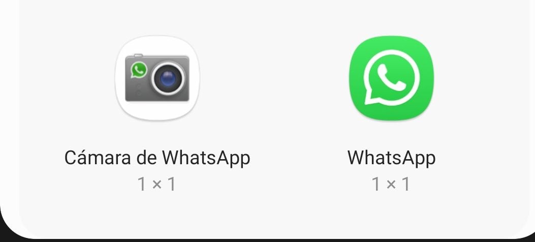 A opção de câmera é adicionada como um atalho no WhatsApp