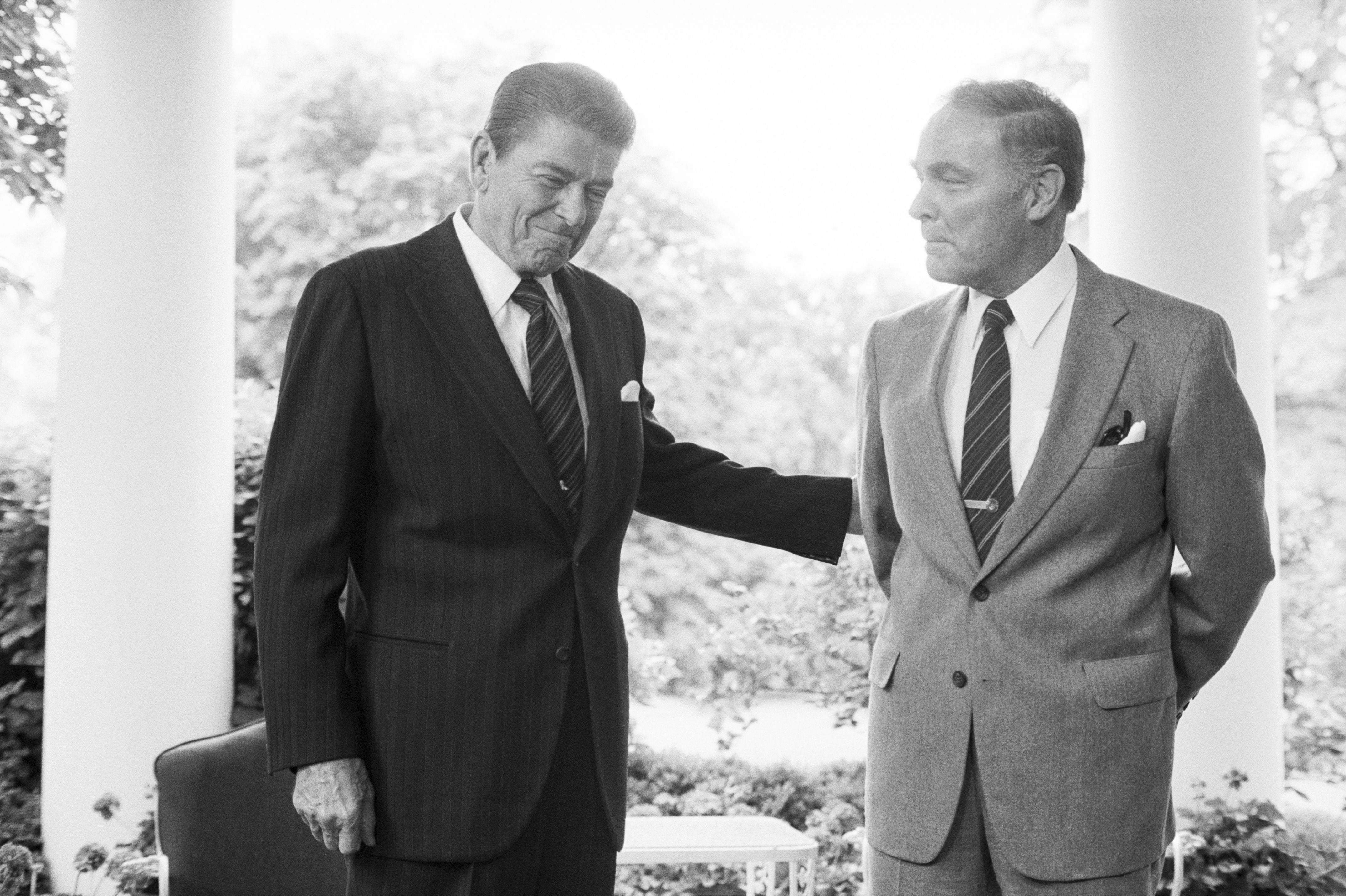 Ilhas Falkland - Ronald Reagan com Alexander Haig
