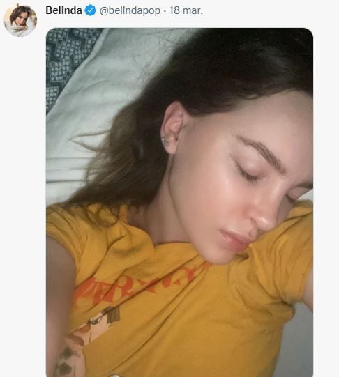 (Schermata: @belindapop /Twitter)