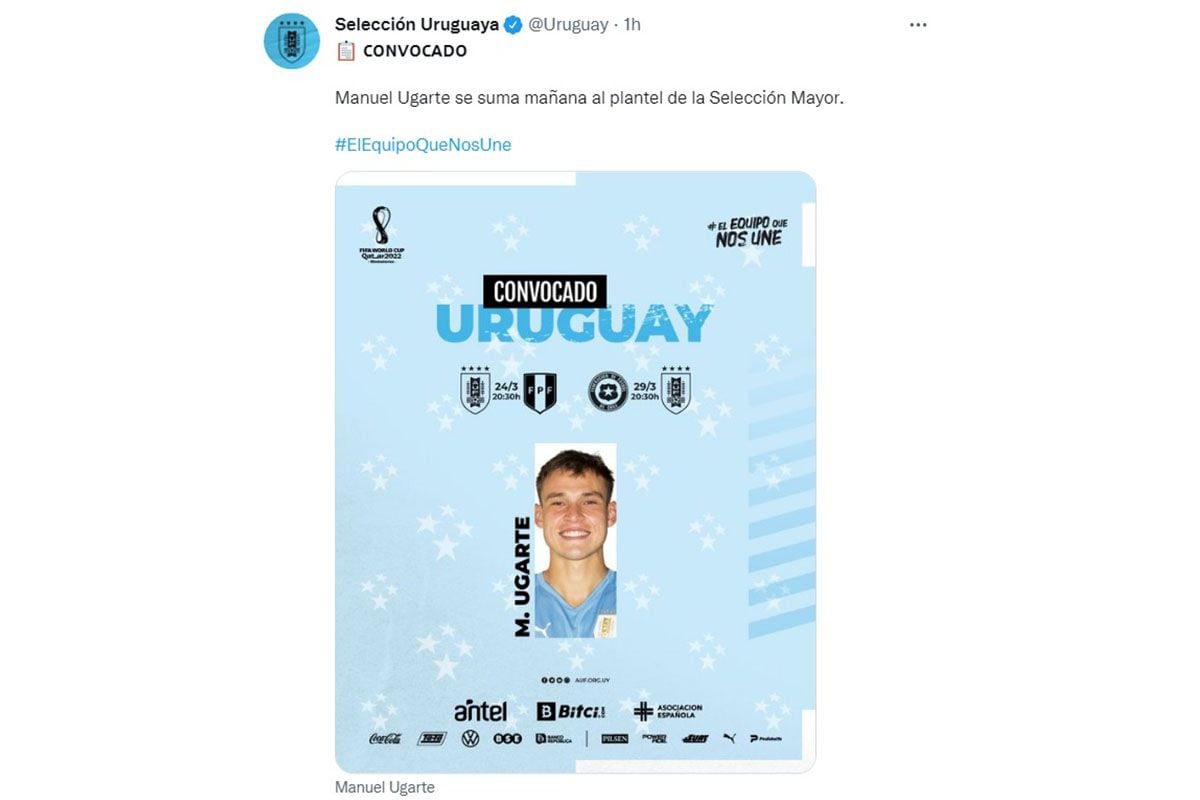Veröffentlichung des AUF für den Aufruf von Manuel Ugarte.
