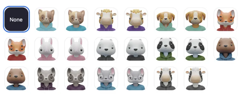 Avatars sur Zoom. (photo : Nouveau journal)