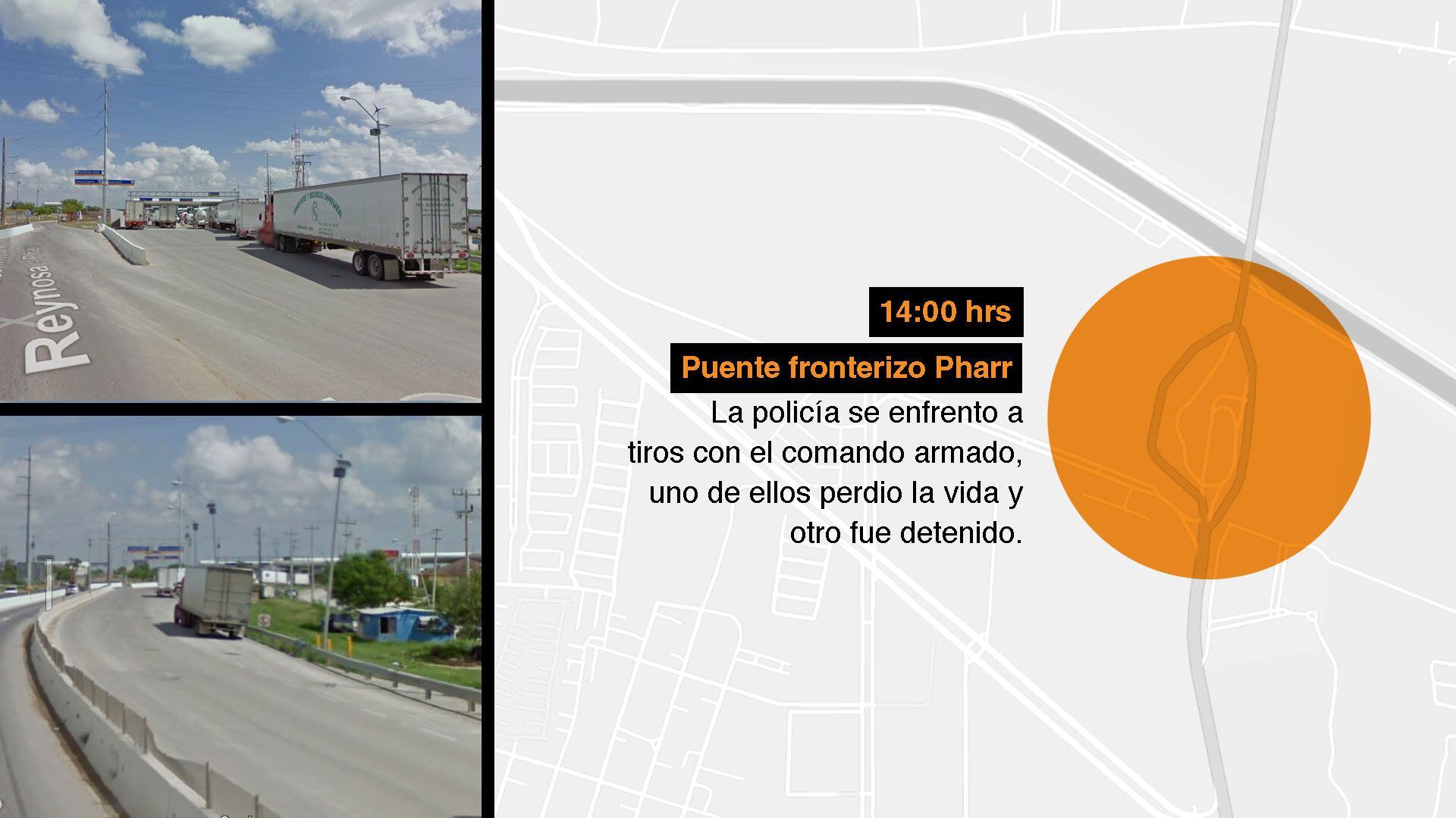 According to the authorities, control of the Pharr Bridge has been the point of dispute