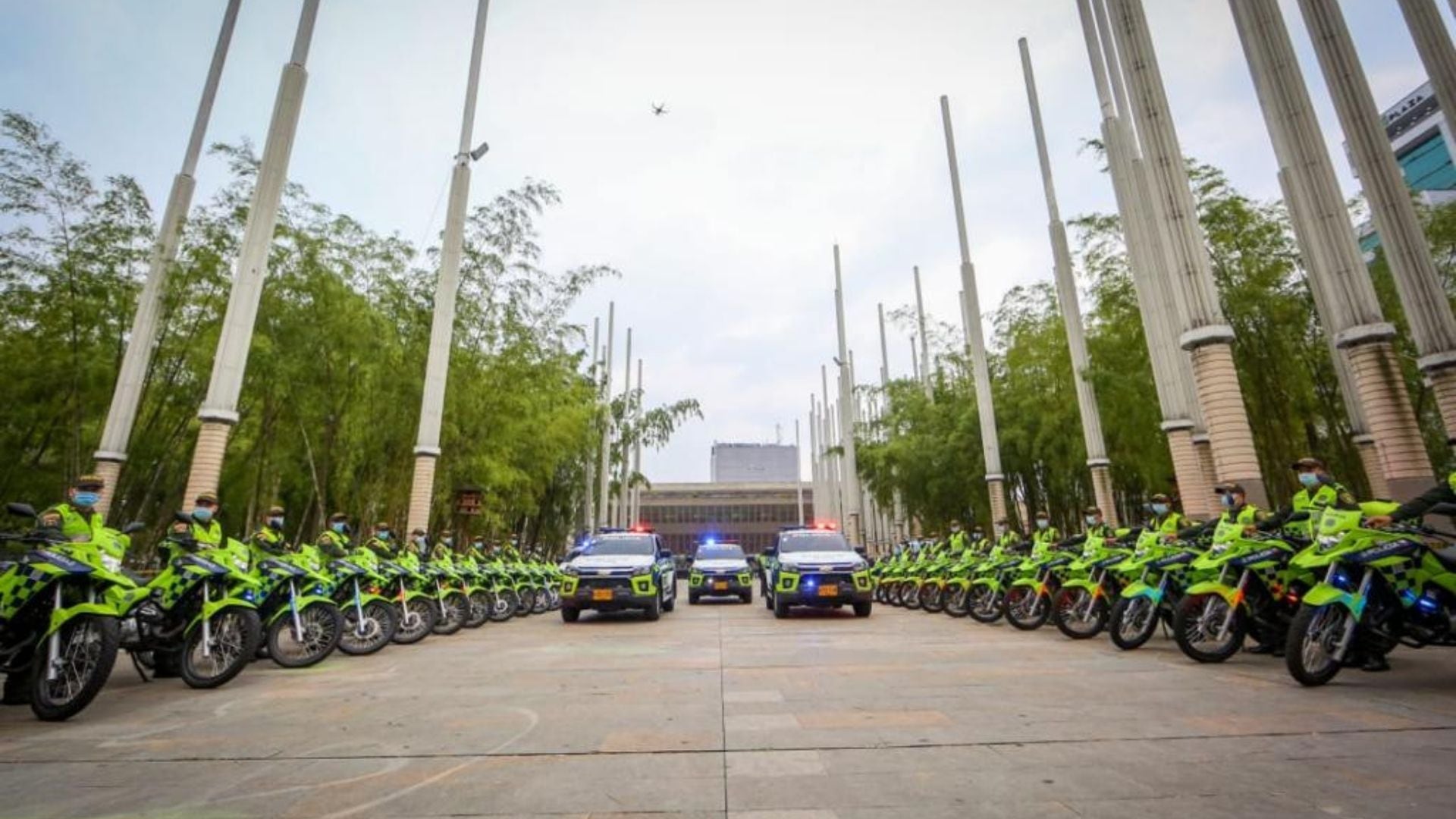 Ils renforcent le parc de véhicules de la police métropolitaine de la vallée de l'Aburrá