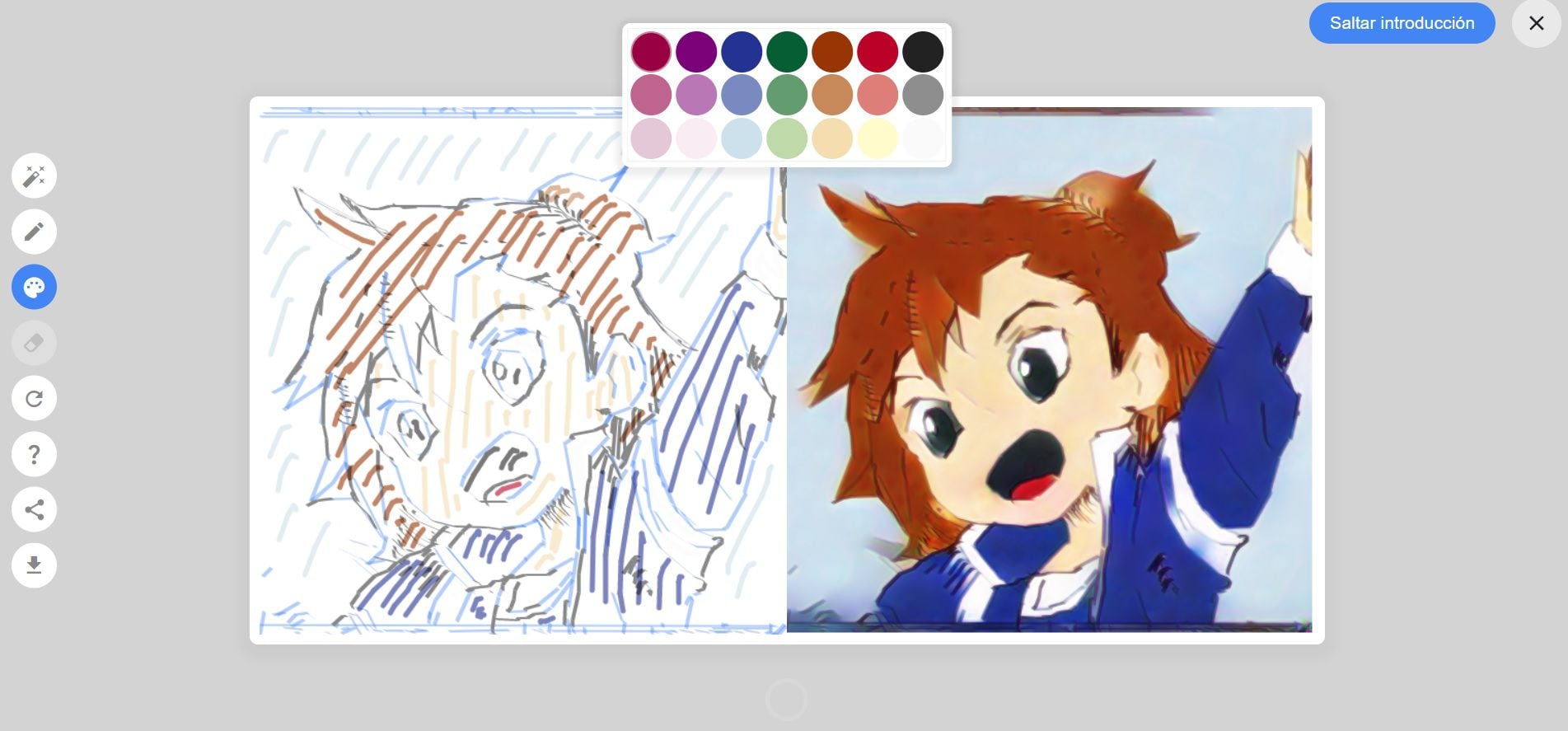 Google Giga Manga