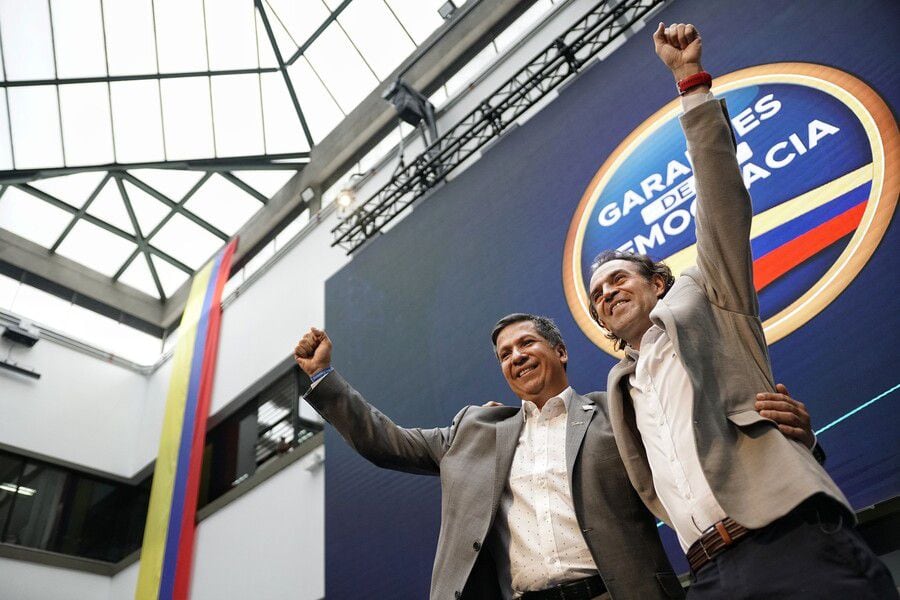 Rodrigo Lara e Federico Gutierrez. (Colprensa-Sergio Acero)