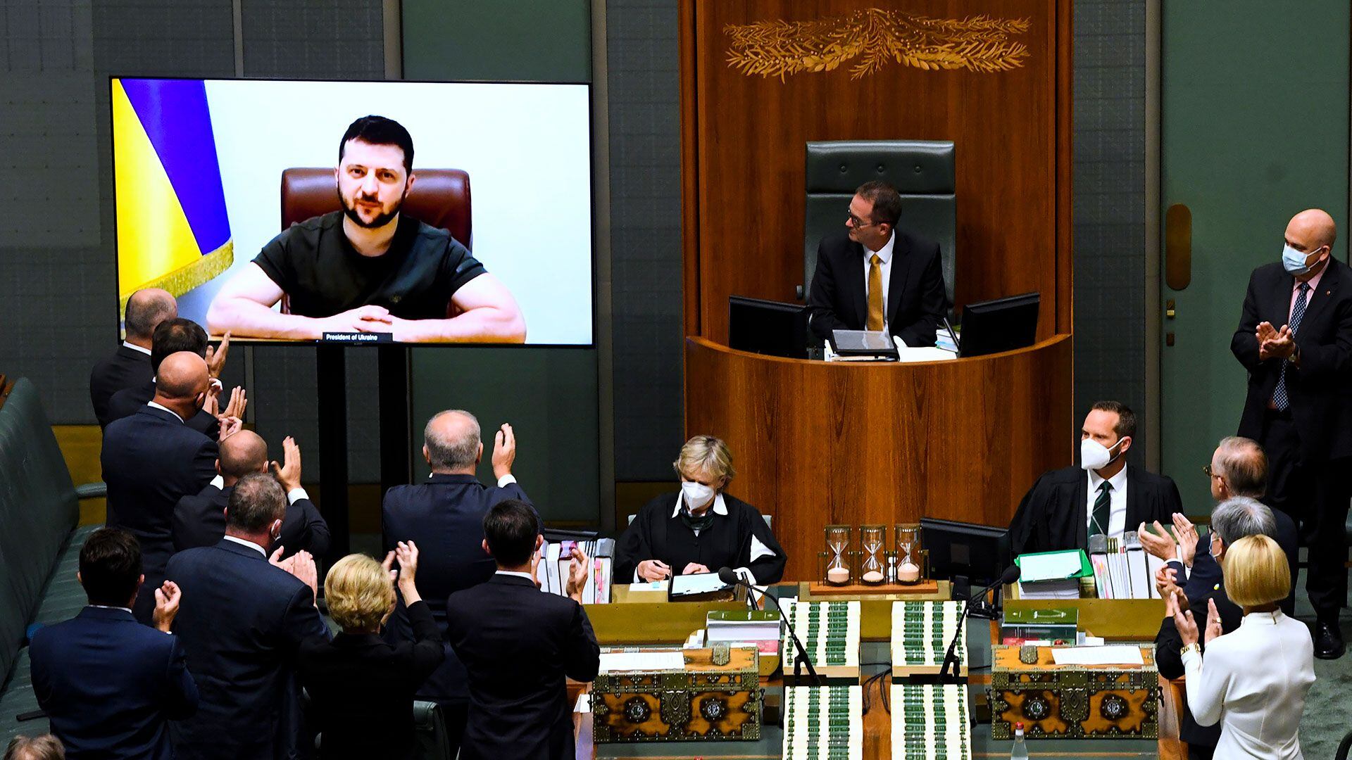 zelensky speaks in australia