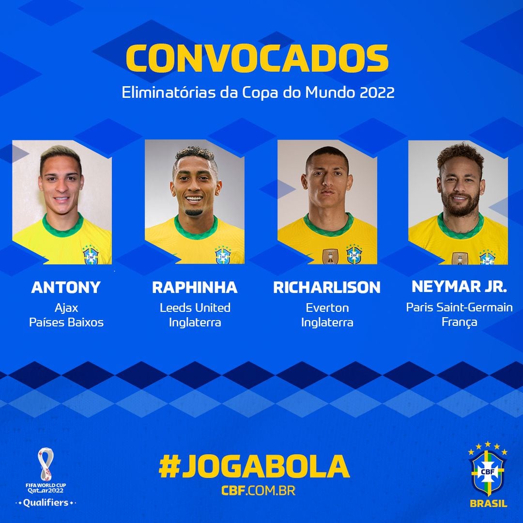 Neymar torna in Brasile per l'ultima doppia data delle Qualificazioni al Qatar 2022.
