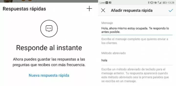Réponse rapide sur Instagram. (photo : Le groupe informatique)