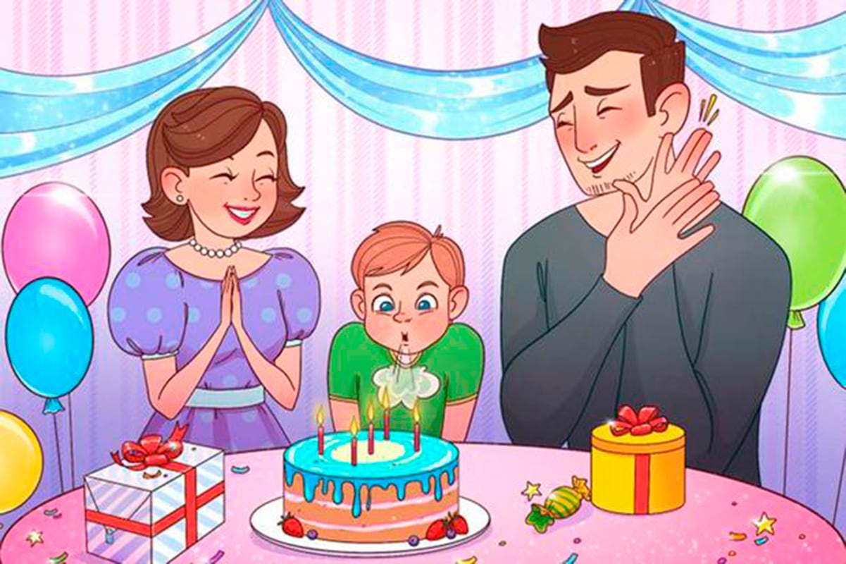 Birthdays visuelle Prüfung
