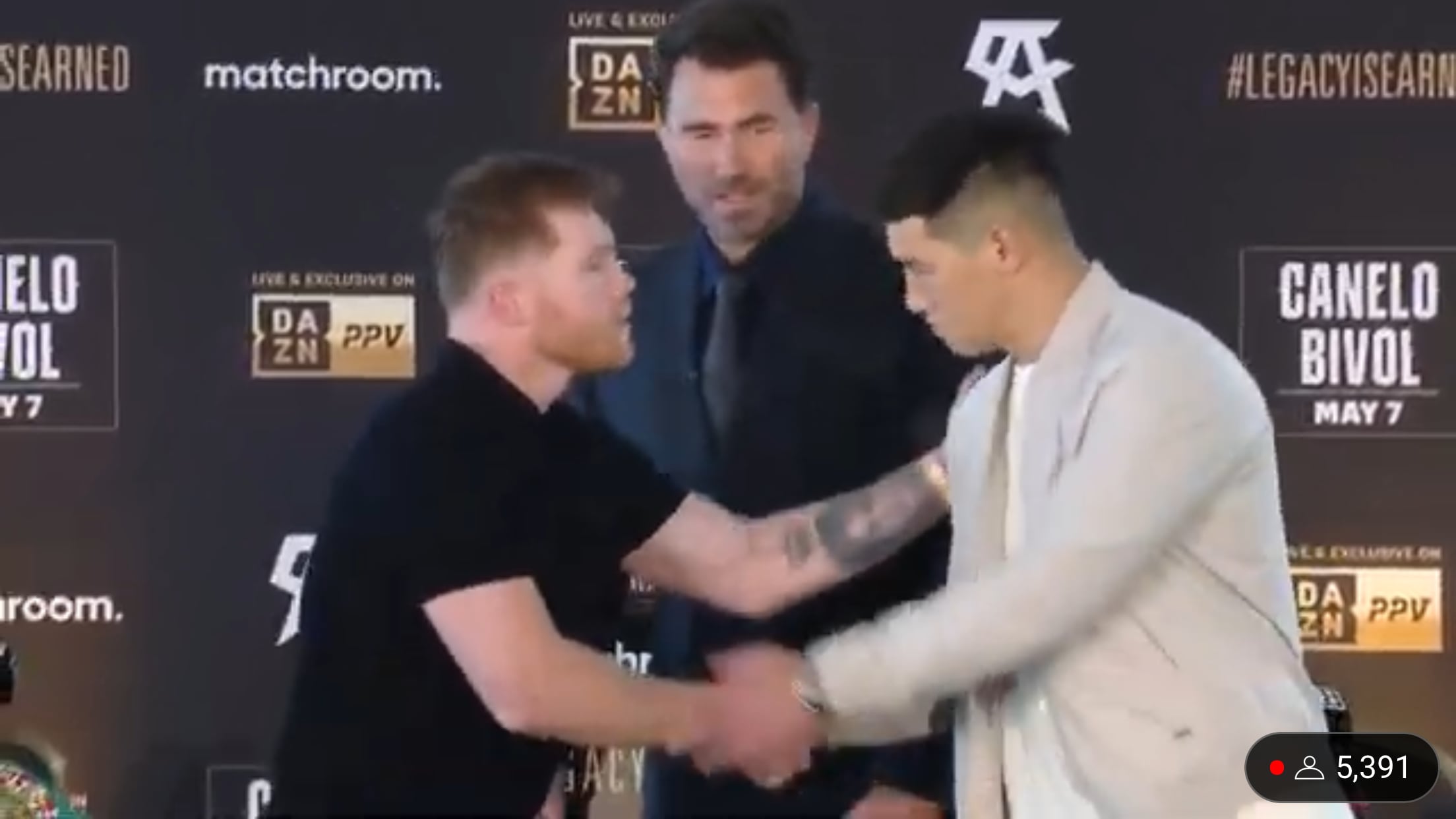 (Foto: Captura de tela/Dazn Boxing)