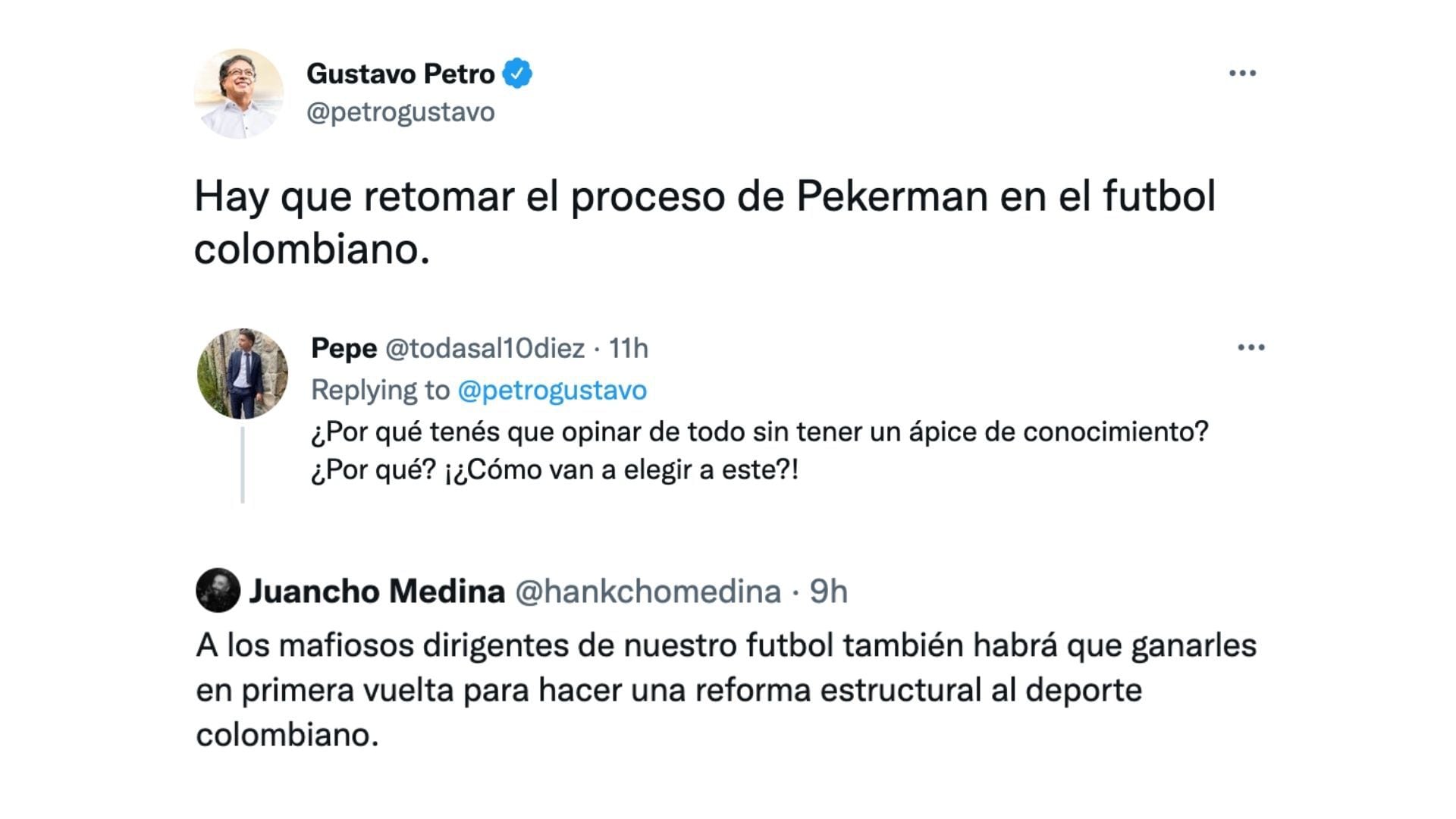 Trine Gustavo Petro