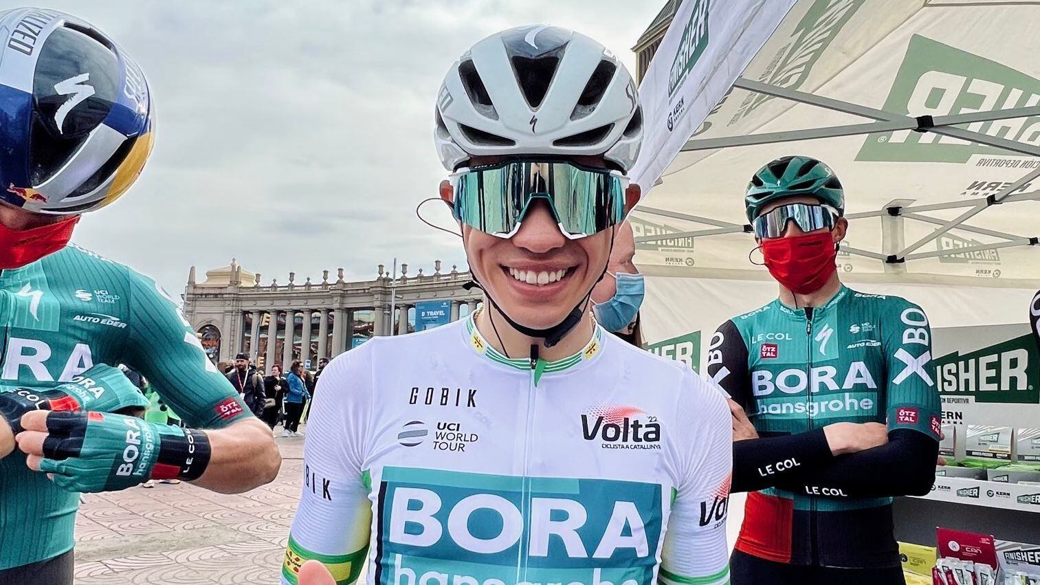 Le Colombien Sergio Higuita a remporté la Volta a Catalunya 2022. Foto : BORA