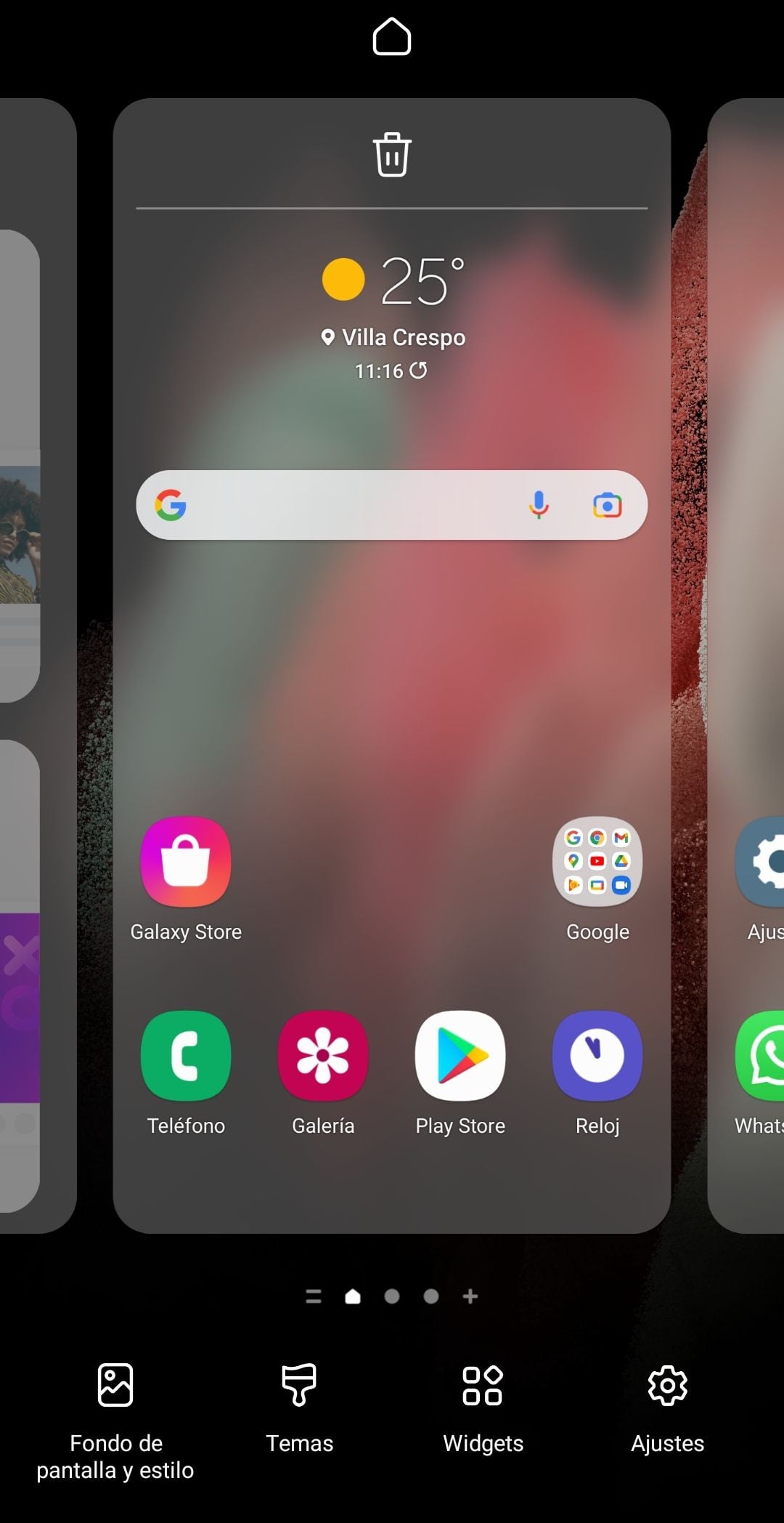 Widgets do WhatsApp