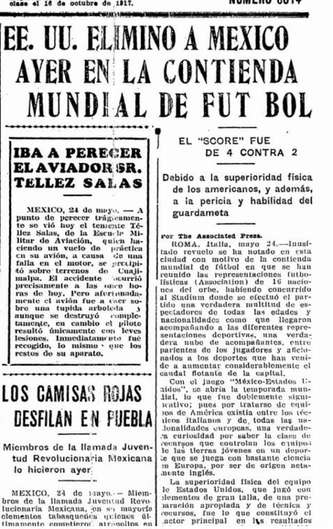 Première rencontre entre le Mexique et les États-Unis. C'était en 1934 en Italie, à la demande de Benito Mussolini
