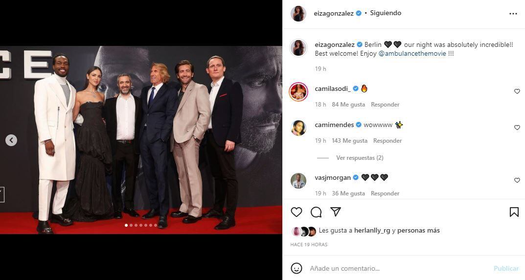 (Schermata: @eizagonzalez /Instagram)